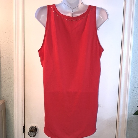 MICHAEL Michael Kors Red Tank Top Size Medium - Picture 6 of 11